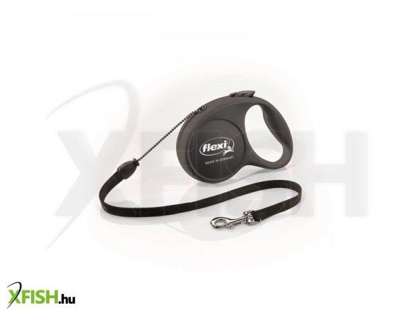 Flexi Fun 5m zsinóros automata póráz M 20kg-ig fekete