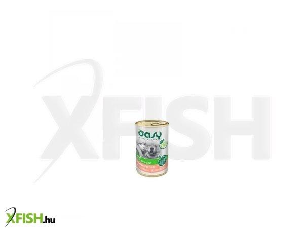 Oasy dog konzerv OP adult medium/large salmon 400g, 12 db/csomag