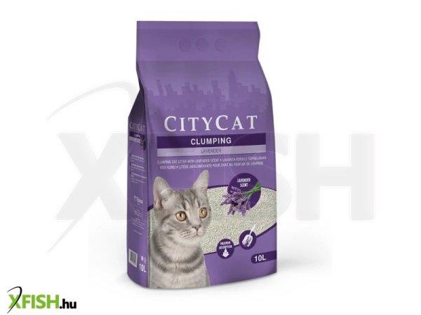 Citycat csomósodó fehér macskaalom levendulás (bentonit ) 10l