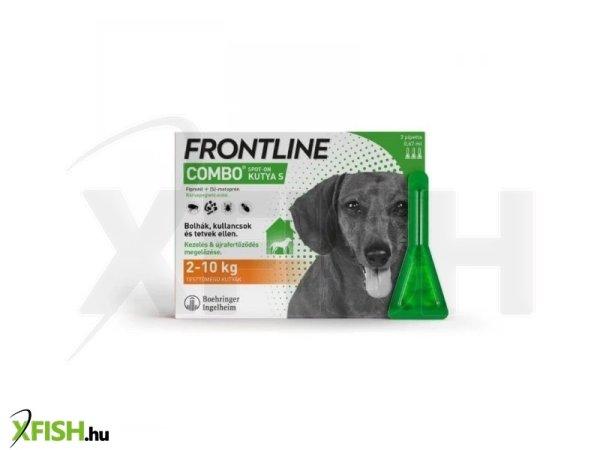 Frontline combo kutya S 2-10 kg 0,67ml 3x