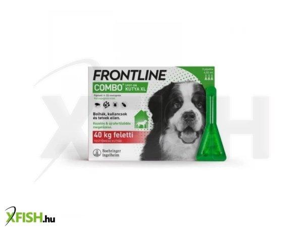 Frontline combo kutya XL 40 kg felett 4 ml 3x