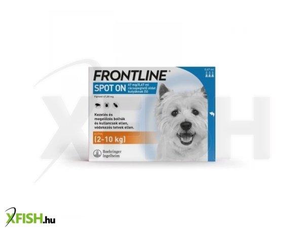 Frontline spot on S kutya 2-10 kg 3x