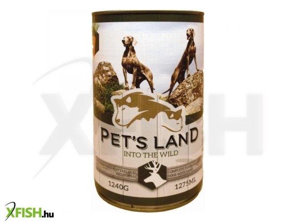 Pet S land dog konzerv vadhús répával 1240g