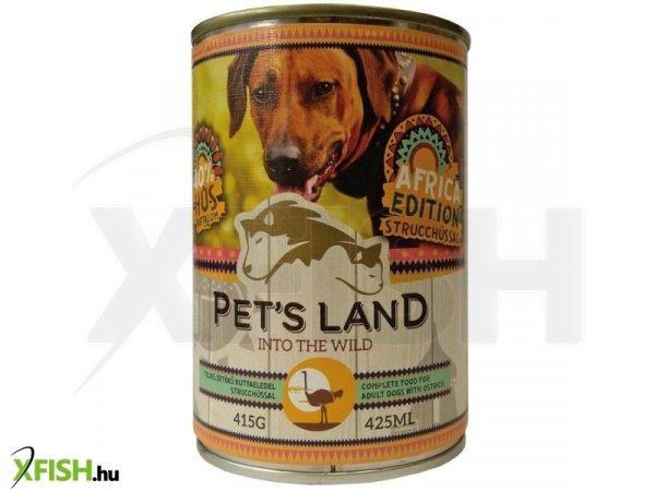Pet S land dog konzerv strucchússal africa edition 415g