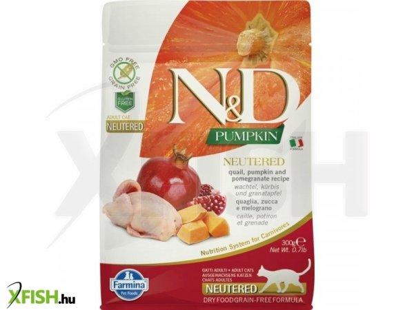 N&d cat grain free pumpkin fürj ivatalanított 300g