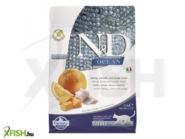 N&d cat ocean hering, sütőtök, narancs adult 300g