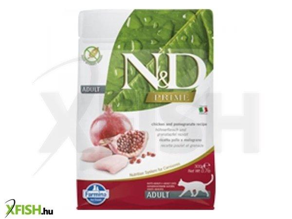 N&d cat prime csirke & gránátalma adult 300g