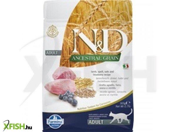 N&d cat ancestral grain bárány, tönköly, zab & áfonya adult 300g
