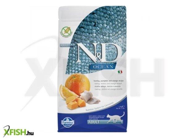 N&d cat ocean hering, sütőtök & narancs adult 1,5kg