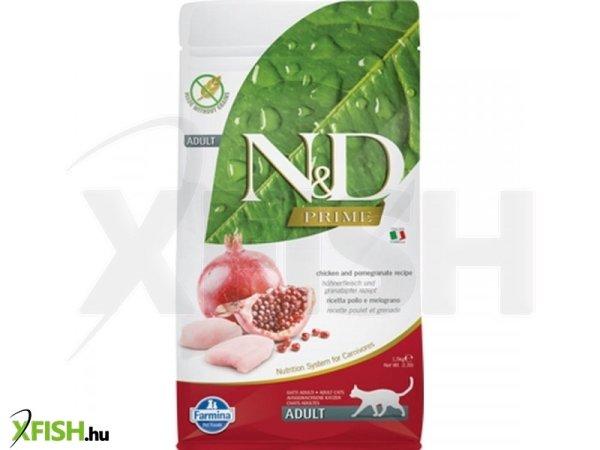 N&d cat prime csirke & gránátalma adult 1,5kg