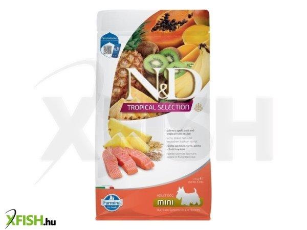 N&d tropical selection dog salmon adult mini 1,5kg