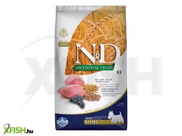 N&d dog ancestral grain bárány, tönköly, zab & áfonya adult mini 2,5kg