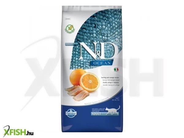 N&d cat ocean hering & narancs adult 5kg