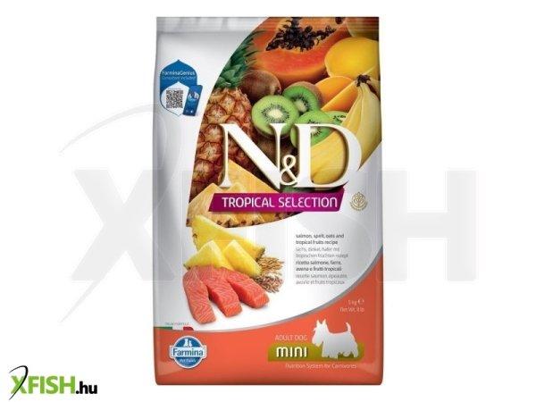 N&d tropical selection dog salmon adult mini 5kg
