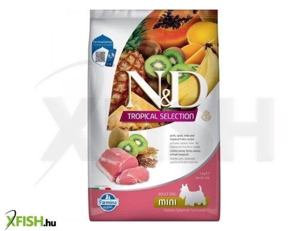 N&d tropical selection dog pork adult mini 5kg