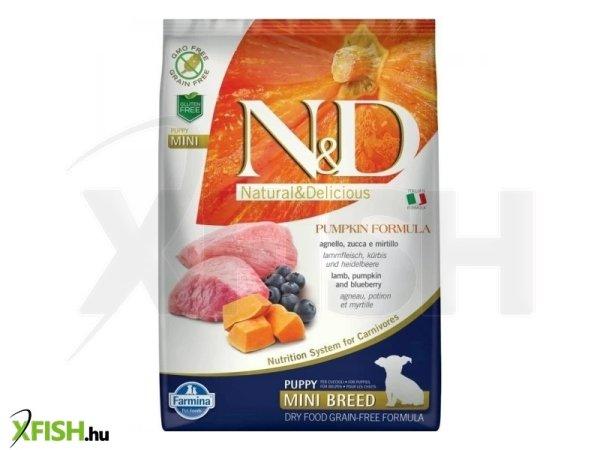 N&d dog grain free bárány & áfonya sütőtökkel puppy mini 7kg