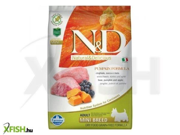 N&d pumpkin dog vaddisznó, sütőtök&alma adult mini 7kg