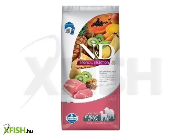 N&d tropical selection dog pork adult medium/maxi 10kg