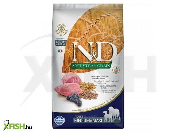 N&d dog ancestral grain bárány, tönköly, zab & áfonya adult medium & maxi
12kg