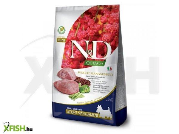 N&d quinoa dog konzerv weight management adult mini 140g
