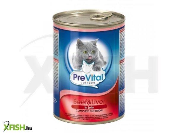 Prevital macska konzerv marha-máj 415gr