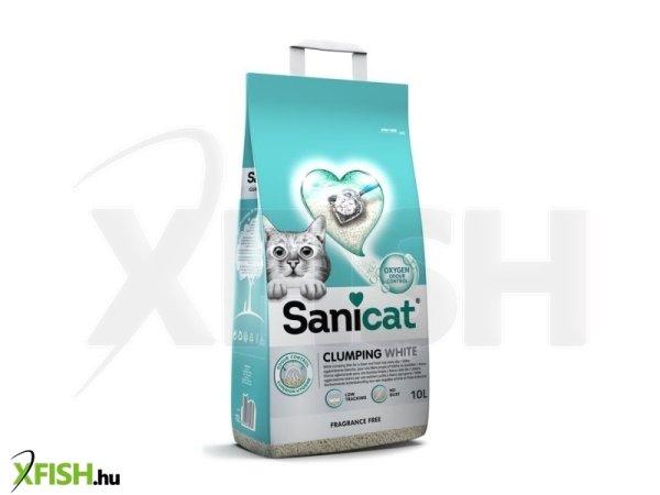 Sanicat macskaalom clumping white illatment csom bentonit 10l