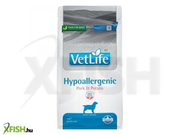 Vet life dog hypoallergenic pork & potato 2kg