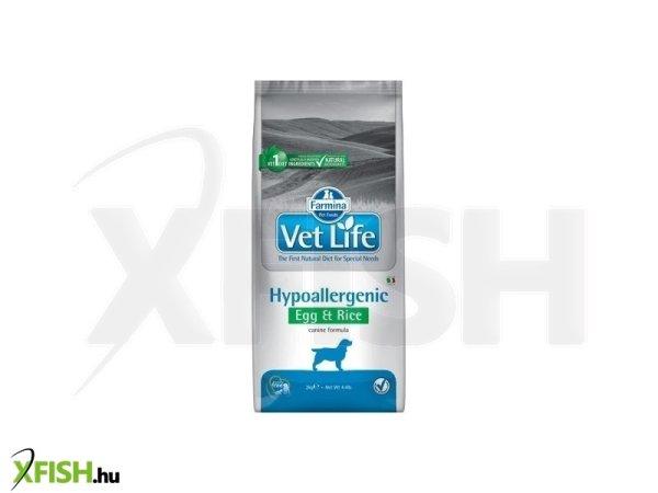 Vet life dog hipo egg & rice 2 kg