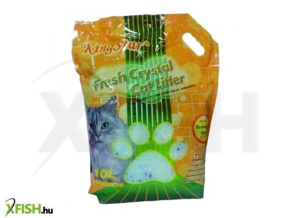 Kingstar szilika macskaalom lótusz virág illattal 10l (4kg)