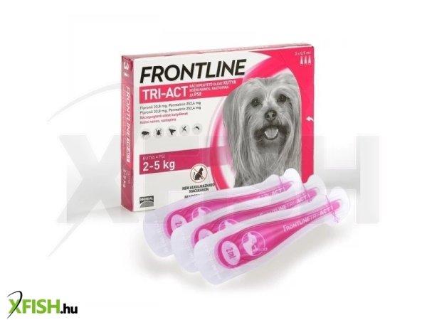 Frontline tri-act kutya XS 2-5 kg 3x