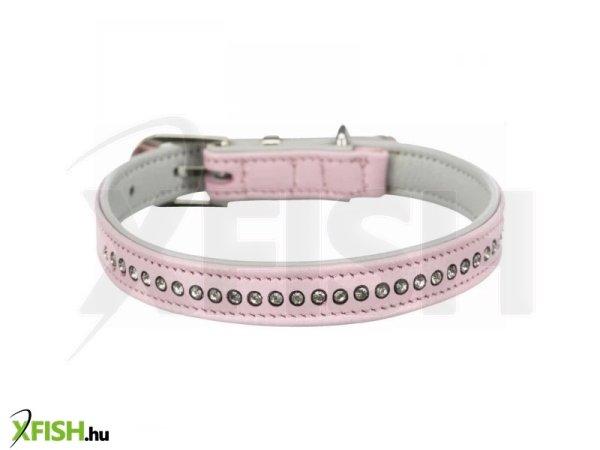 Trixie nyakörv active comfort strasszkövekkel XXS-XS 17-21cm/12mm pink