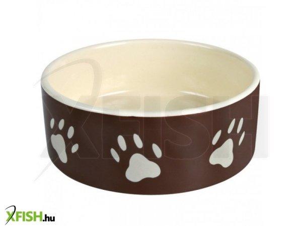 Trixie kerámia tál tappancs mintával 0,8l/16cm barna/krém