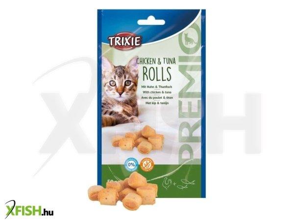 Trixie jutalomfalat premio macskának csirke és tonhal roll 50g