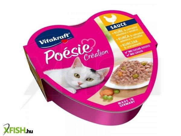 Vitakraft poésie macska alutál csirke & kertizöldség 85g, 15 db/csomag