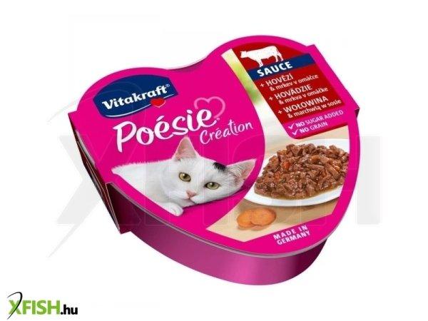 Vitakraft poésie macska alutál marha & sárgarépa 85g, 15 db/csomag