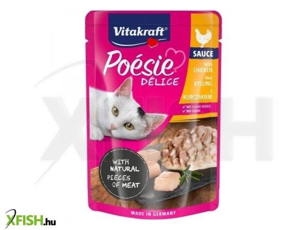 Vitakraft poésie delice macska alutasak csirke 85g, 23 db/csomag