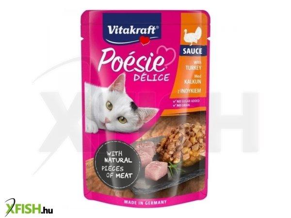 Vitakraft poésie delice macska alutasak pulyka 85g, 23 db/csomag