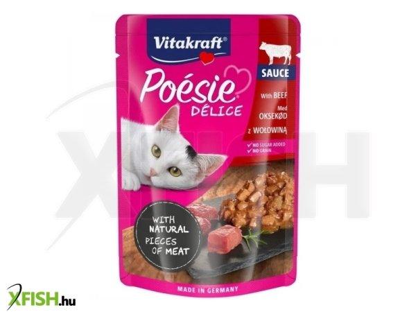 Vitakraft poésie delice macska alutasak marha 85g, 23 db/csomag