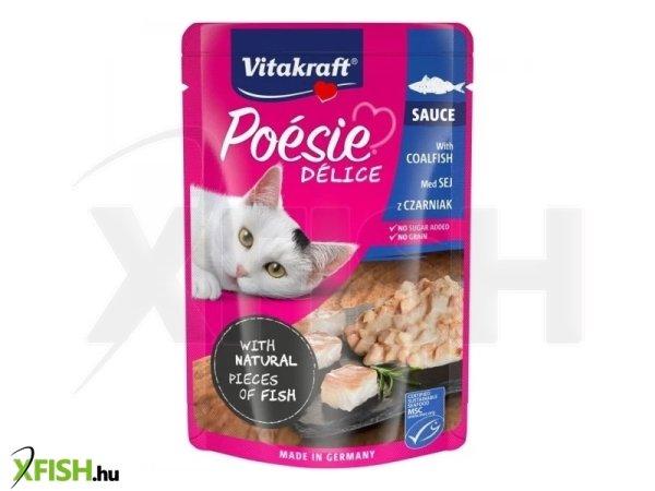 Vitakraft poésie delice macska alutasak fekete tőkehal 85g, 23 db/csomag