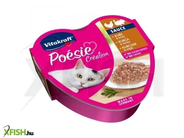 Vitakraft poésie macska alutál csirke & pulyka szószban 85g, 15 db/csomag