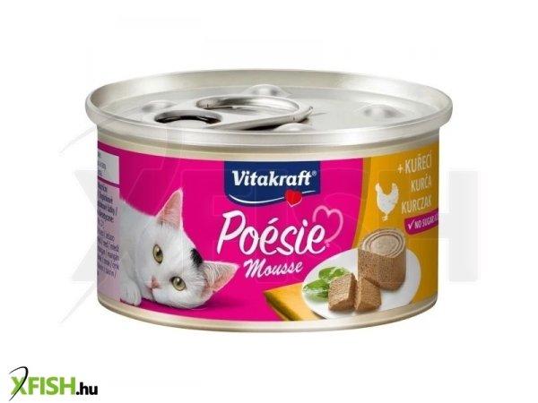 Vitakraft poésie macska konzerv csirke 85g, 12 db/csomag