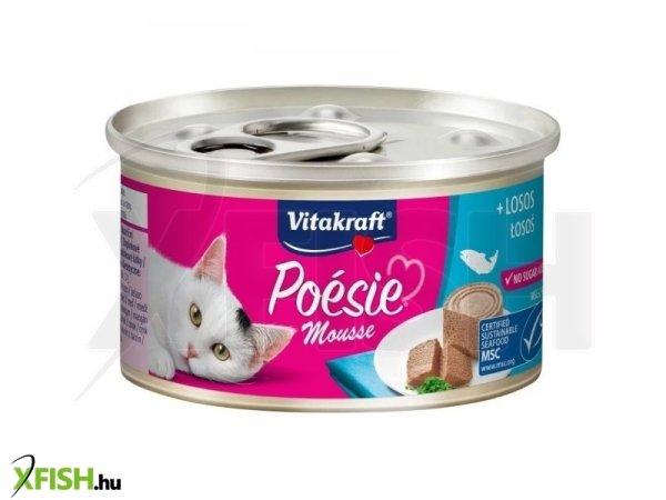 Vitakraft poésie macska konzerv lazac 85g, 12 db/csomag