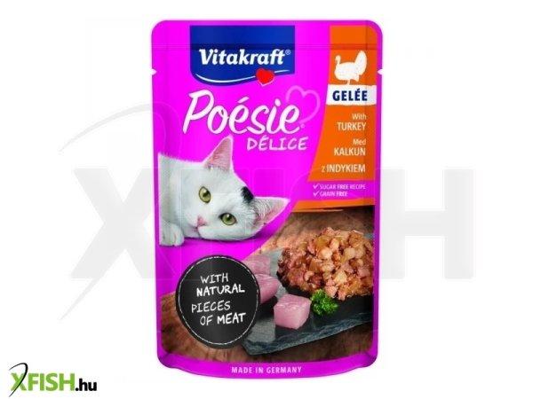 Vitakraft poésie délice macska alutasak pulykahús zselében 85g, 23 db/csomag