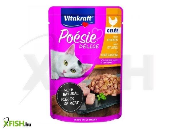 Vitakraft poésie délice macska alutasak pulykahús zselében 85g, 23 db/csomag