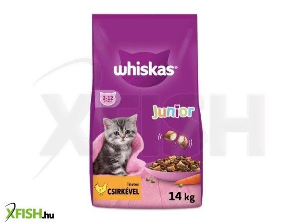 Whiskas junior macskaeledel csirkével 14kg