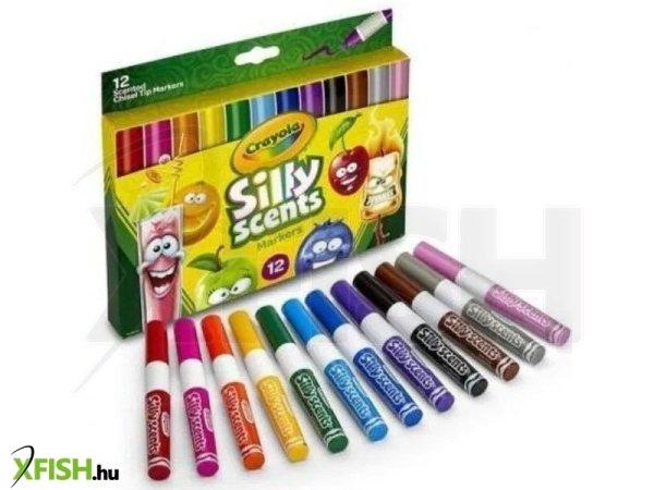 Crayola Silly Scents: Illatos filctoll készlet - 12 db-os