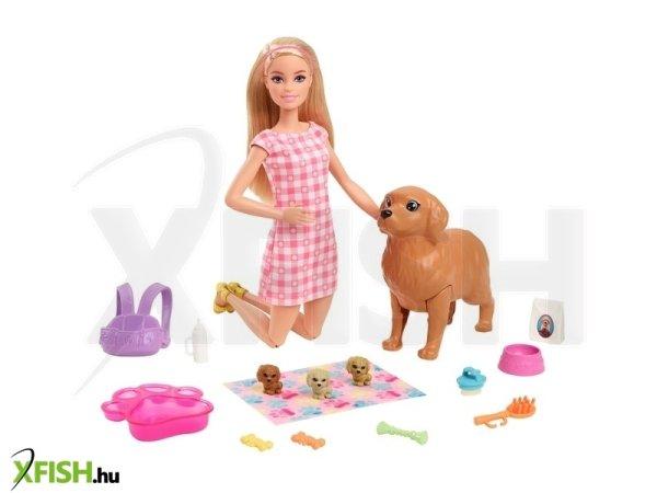 Barbie: Újszülött kölyökkutyusok játékszett