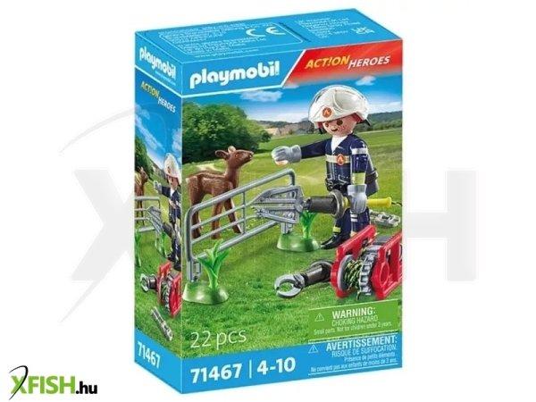 Playmobil: Tűzoltó állatmentés közben 71467