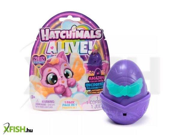 Hatchimals: Alive! Neon szivárvány gyűjthető játékfigura