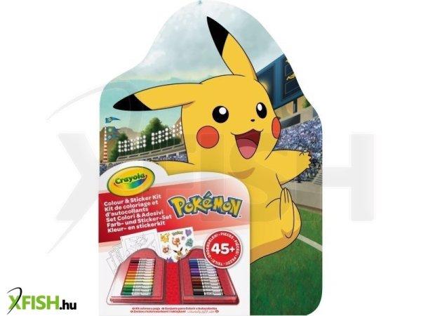 Crayola: Pokémon kreatív készlet matricákkal